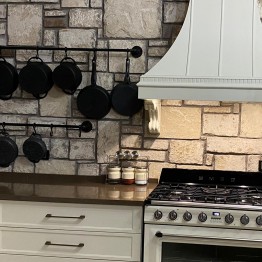 Retro Rustik Mutfak Döküm Tava Askısı 150cm