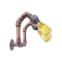 Duvar Aydınlatma Aplik Eskitme Bakır Renk