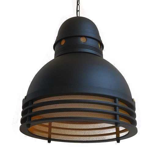 Aydınlatma Armat&uuml;r&uuml; Bar Kafe Fabrika Depo Y&uuml;ksek Tavan Zeus Siyah Modeli