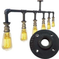 Avize Eskitme Duylu Altı Ampüllü Gotik Tarz Su Borusu Karbon Çelik Döküm Flanş