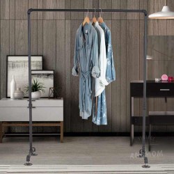 Elbise Askılığı Portmanto Su Borusu Retro Tarz