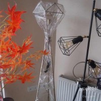 Lambader Retro Tarzı Diamond Metal Eskitme