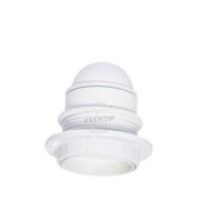 E27 İtalyan Duy Yarım Diş Beyaz Renk Avize Abajur Aplik