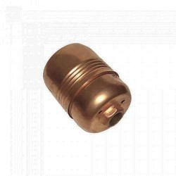 Dekoratif Düz Vidalı Bakır Porselen Avize Duyu E27