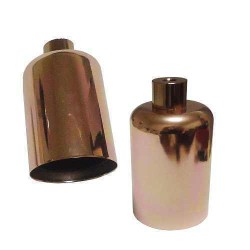 Dekoratif Metal Bakır Lale E27 Duy ve Demir Kablo Kilitli