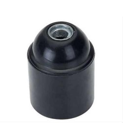 E27 Bakalit Düz Duy Vidalı Plastik Kablo Kilidi Hediyeli