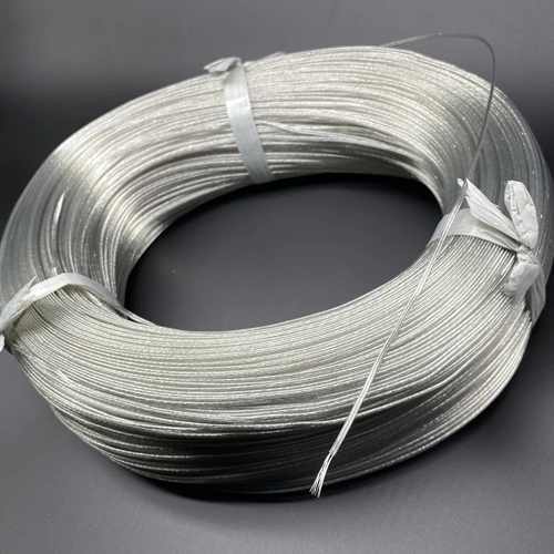 Neon Led Tabela Görünmez Hayalet  Kablosu Şeffaf Yuvarlak 2x0.22 Çok Telli Kalaylı Bakır 1 mt